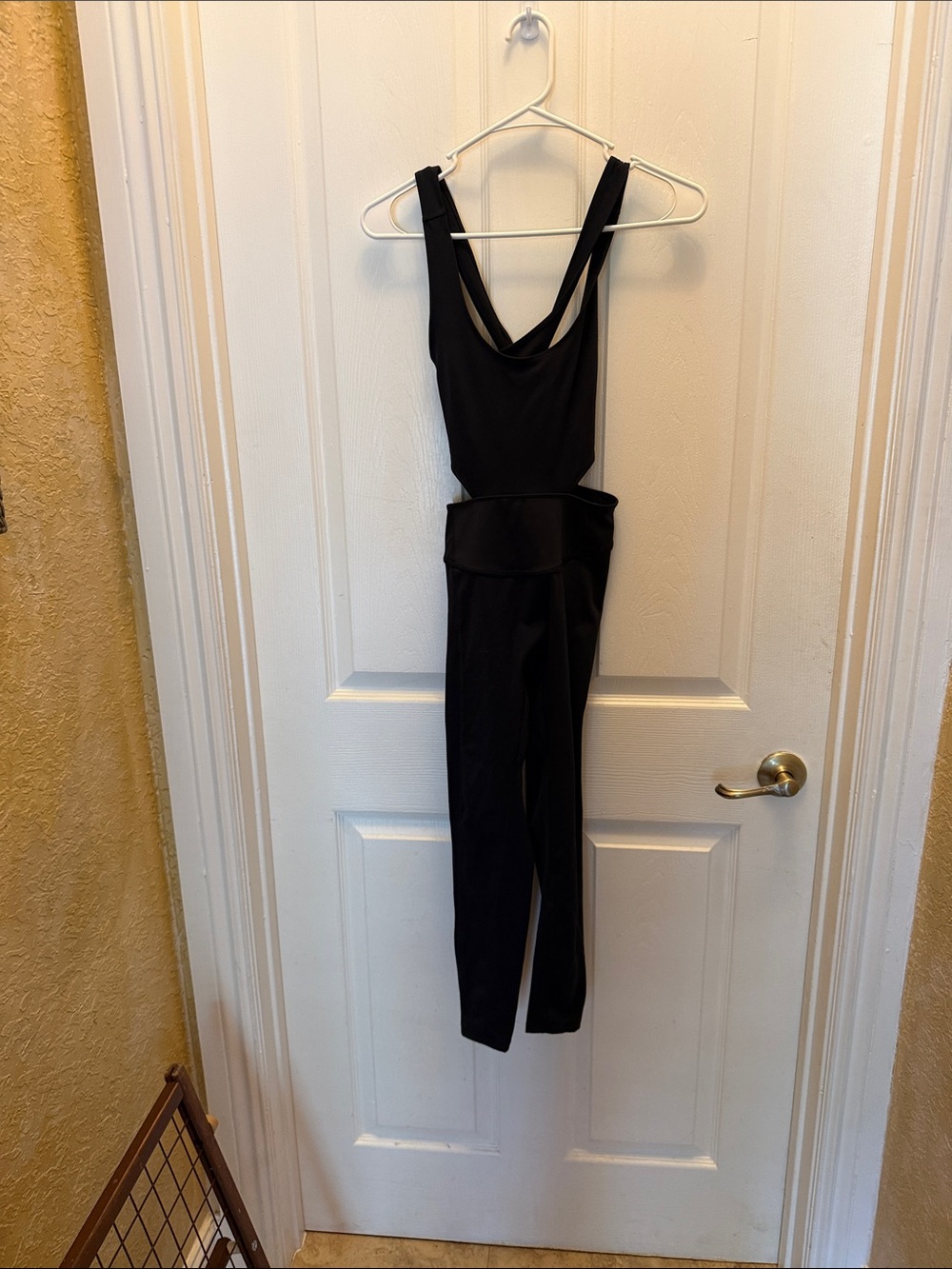 Free People Black Back it Up Onezy